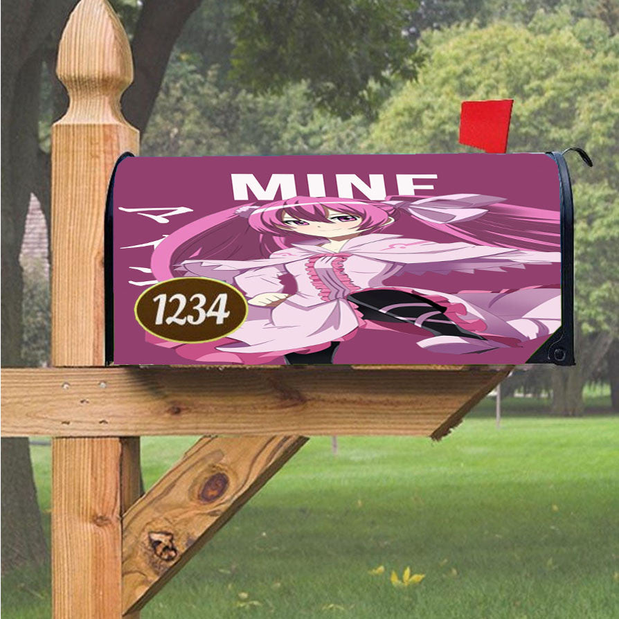 Mine Genius Sniper Akame Ga Kill Anime Magnetic Mailbox Cover 18" X 21" Outdoor Decor