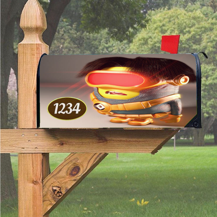 Minion Cyclop Magnetic Mailbox Cover 18" X 21" Outdoor Decor