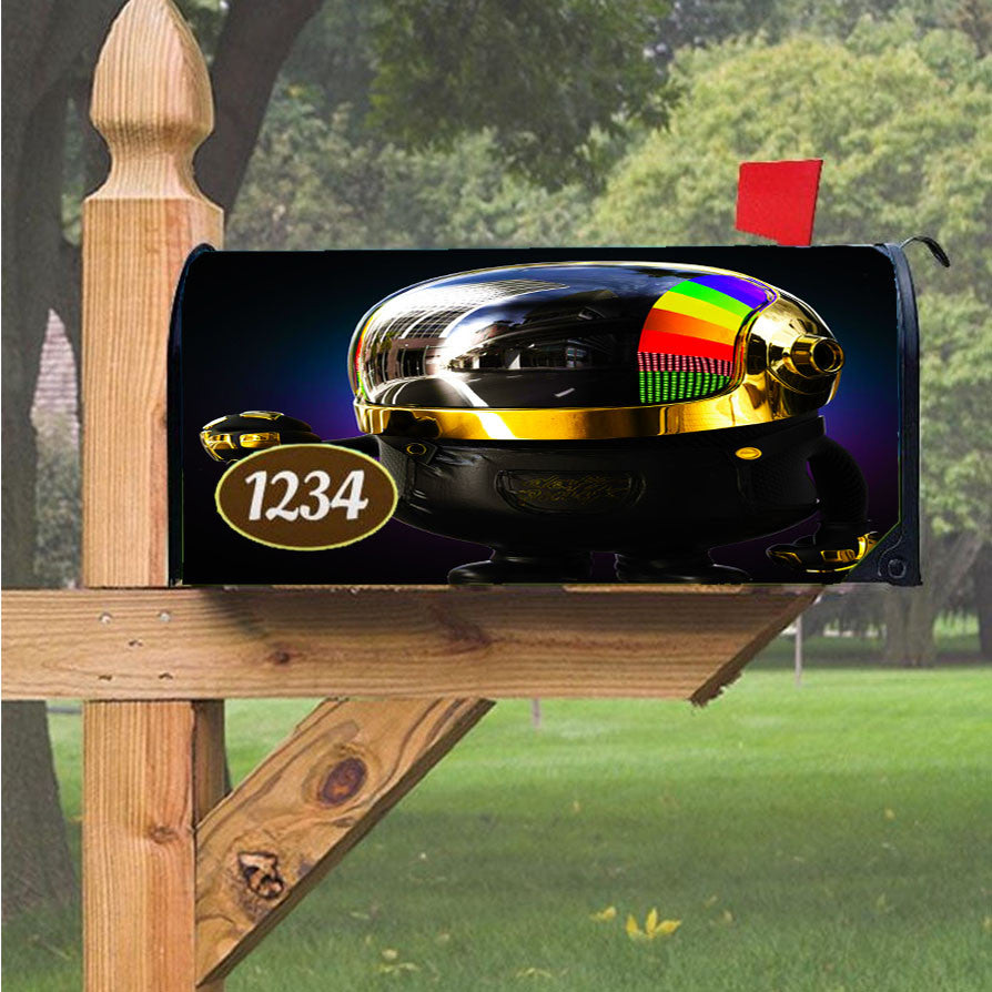 Minion Daft Punk Magnetic Mailbox Cover 18" X 21" Outdoor Decor