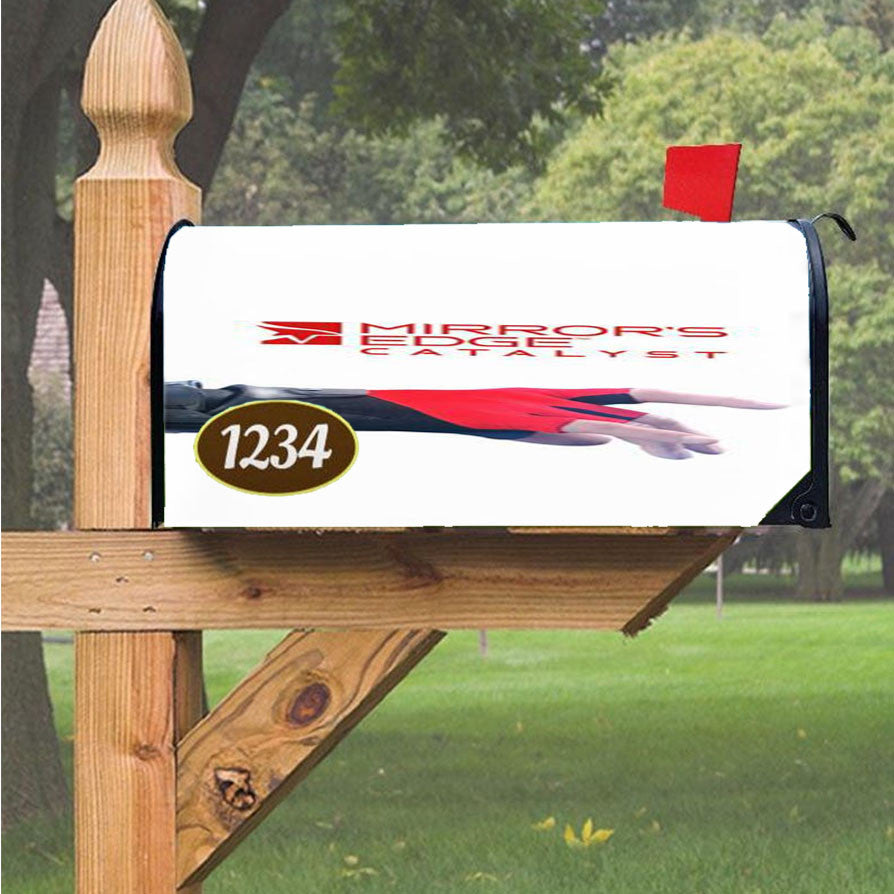 Mirors Edge Catalyst Magnetic Mailbox Cover 18" X 21" Outdoor Decor