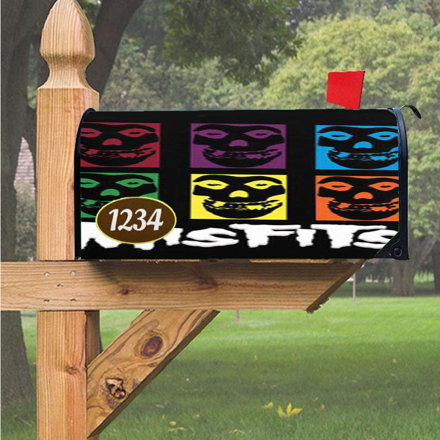 Misfits (Warhol Look) Magnetic Mailbox Cover 18" X 21" Outdoor Decor