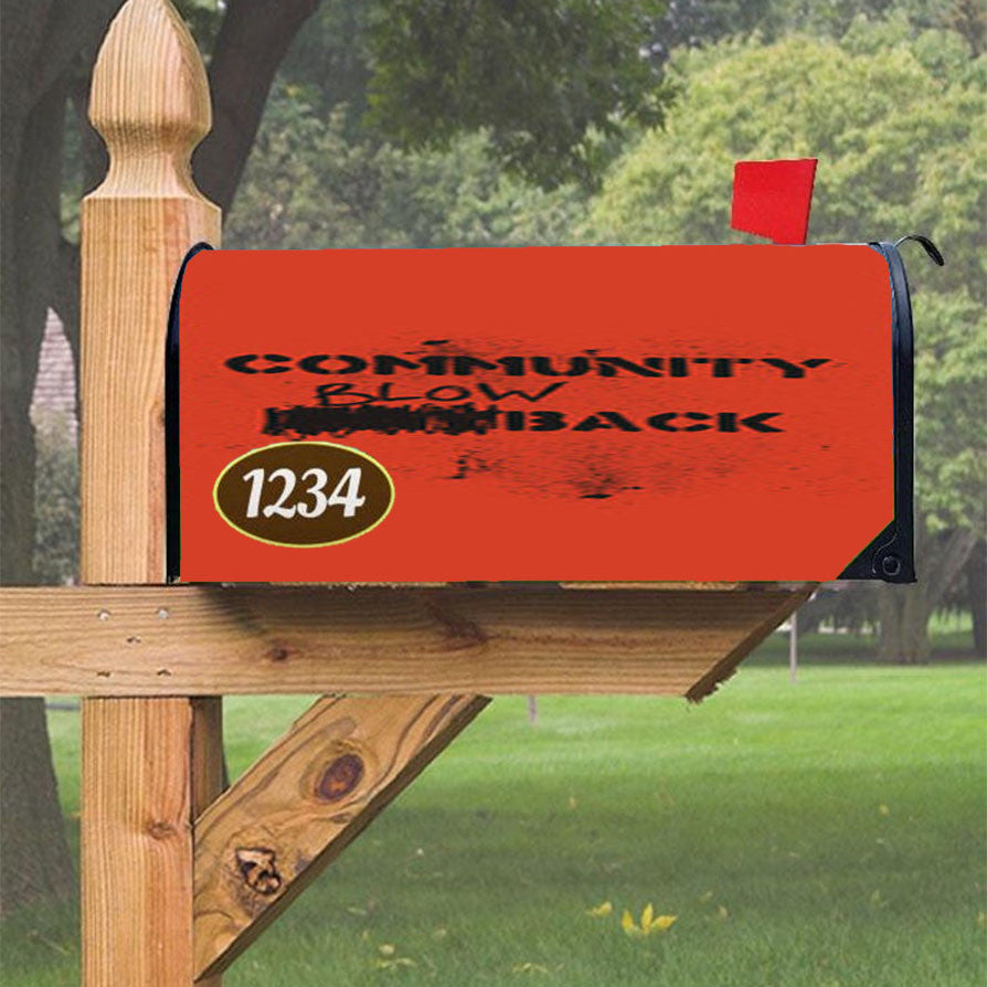 Misfits Community Blowback Magnetic Mailbox Cover 18" X 21" Outdoor Decor