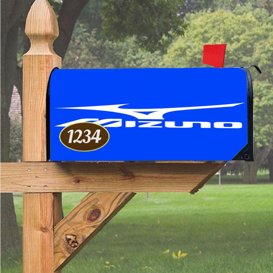 Mizuno Logo Magnetic Mailbox Cover 18" X 21" Outdoor Decor