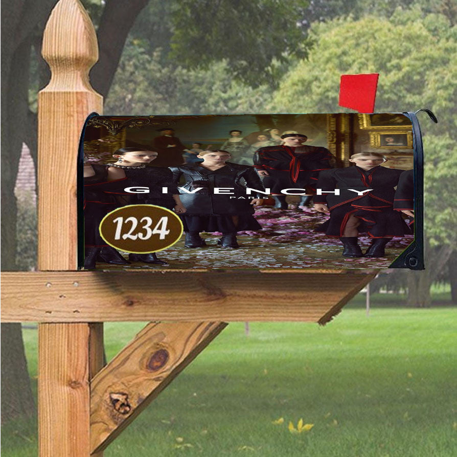 Models Of Givenchy Paris Magnetic Mailbox Cover 18" X 21" Outdoor Decor