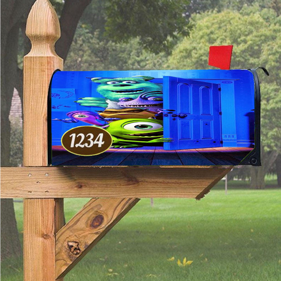 Monster Inc Door Magnetic Mailbox Cover 18" X 21" Outdoor Decor