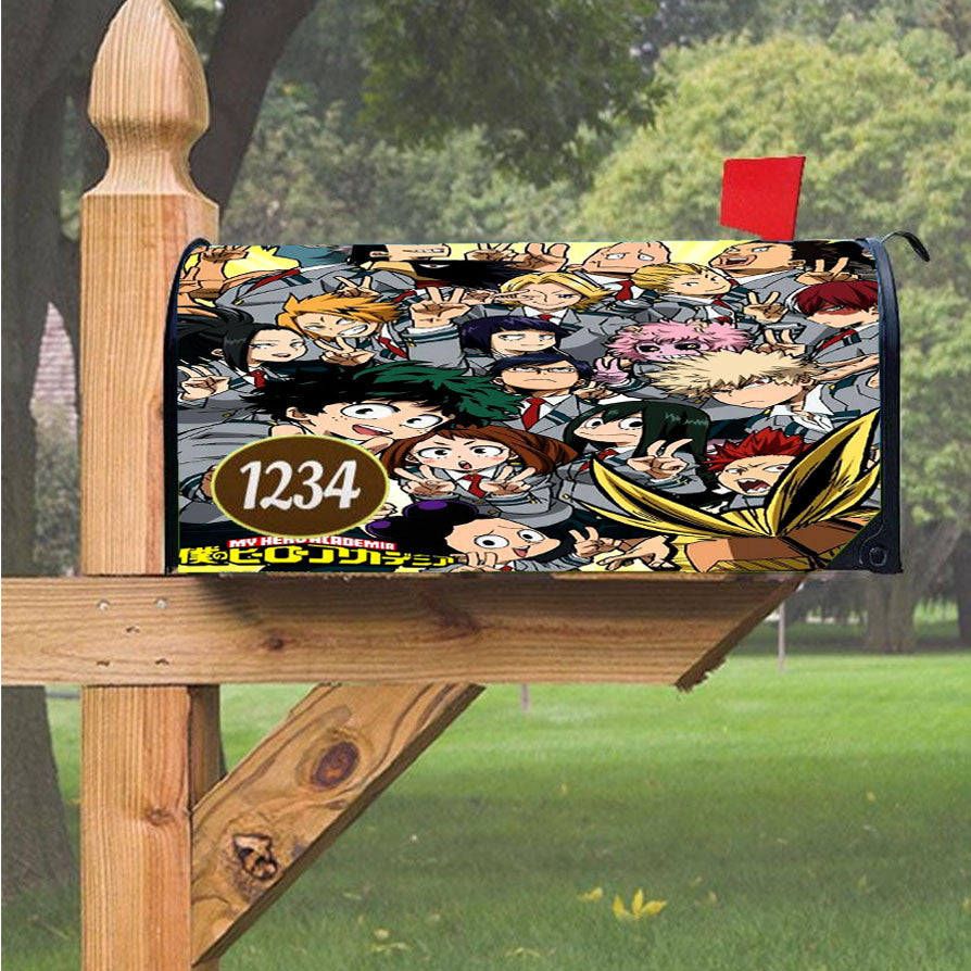 My Hero Academia Season Magnetic Mailbox Cover 18" X 21" Outdoor Decor