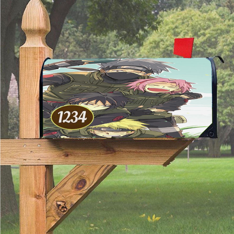 Naruto Magnetic Mailbox Cover 18" X 21" Outdoor Decor