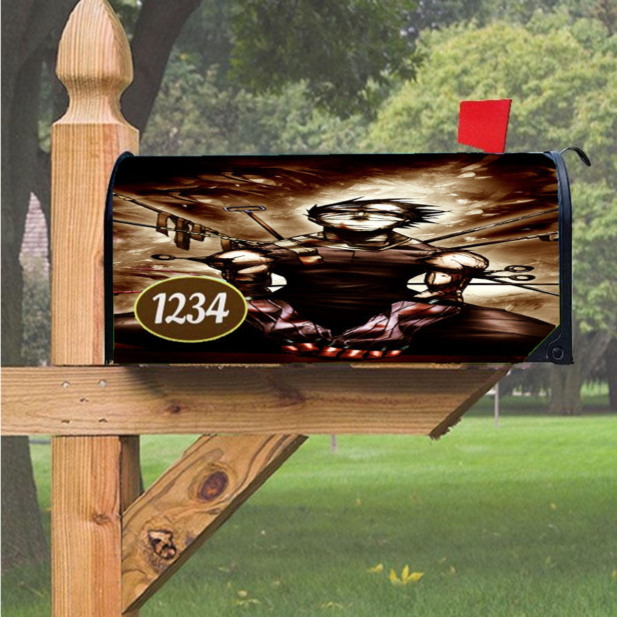 Naruto Cartoon Art Anonym Magnetic Mailbox Cover 18" X 21" Outdoor Decor