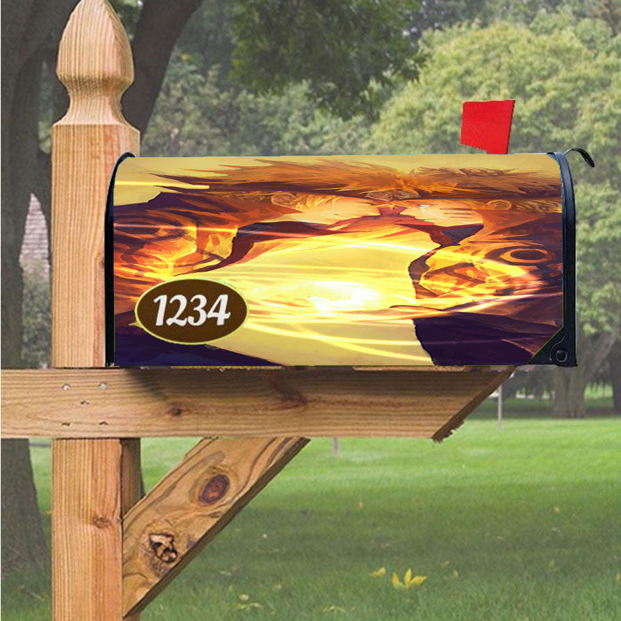 Naruto Minato Rasengan Magnetic Mailbox Cover 18" X 21" Outdoor Decor