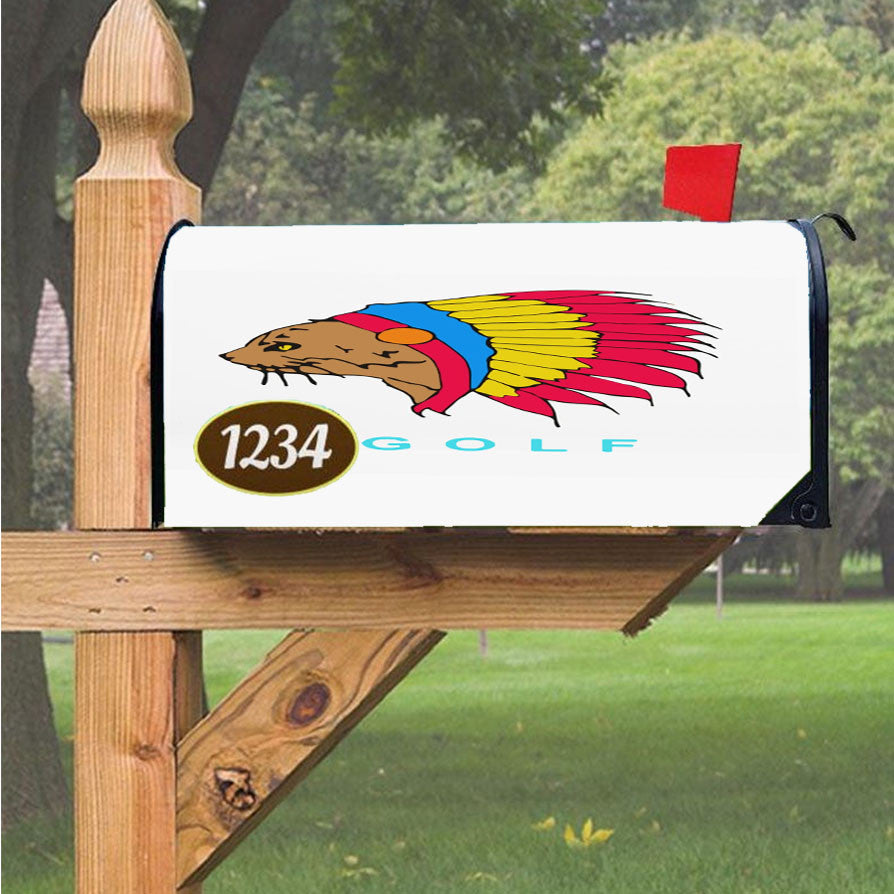 Native Cat Odd Future Tyler The Creator Magnetic Mailbox Cover 18" X 21" Outdoor Decor