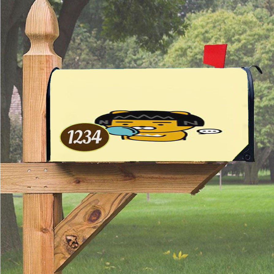 Neo Looks In The Mirror Magnetic Mailbox Cover 18" X 21" Outdoor Decor