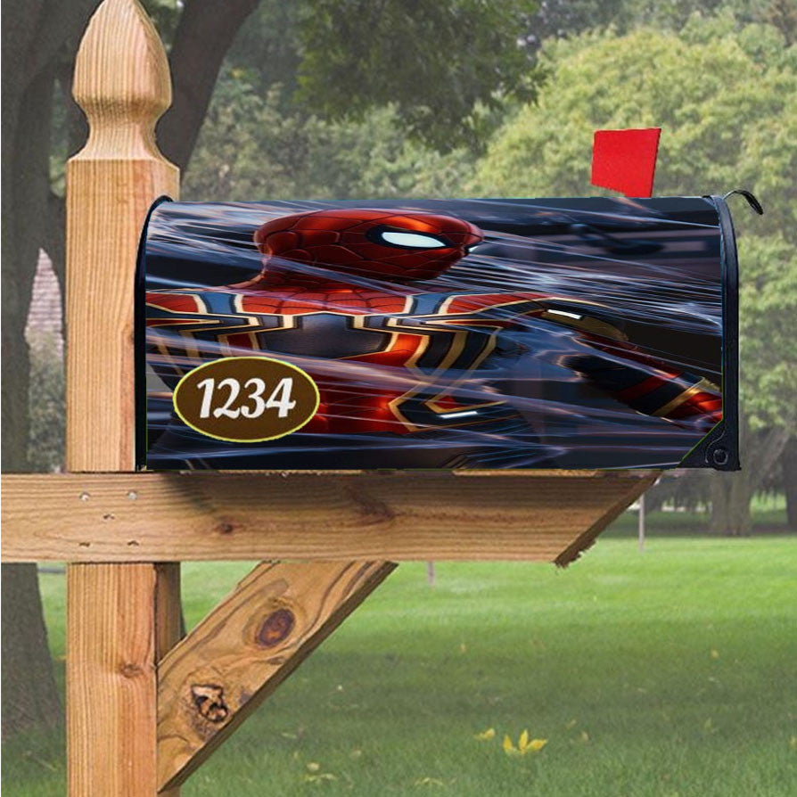 Nets Spiderman Magnetic Mailbox Cover 18" X 21" Outdoor Decor