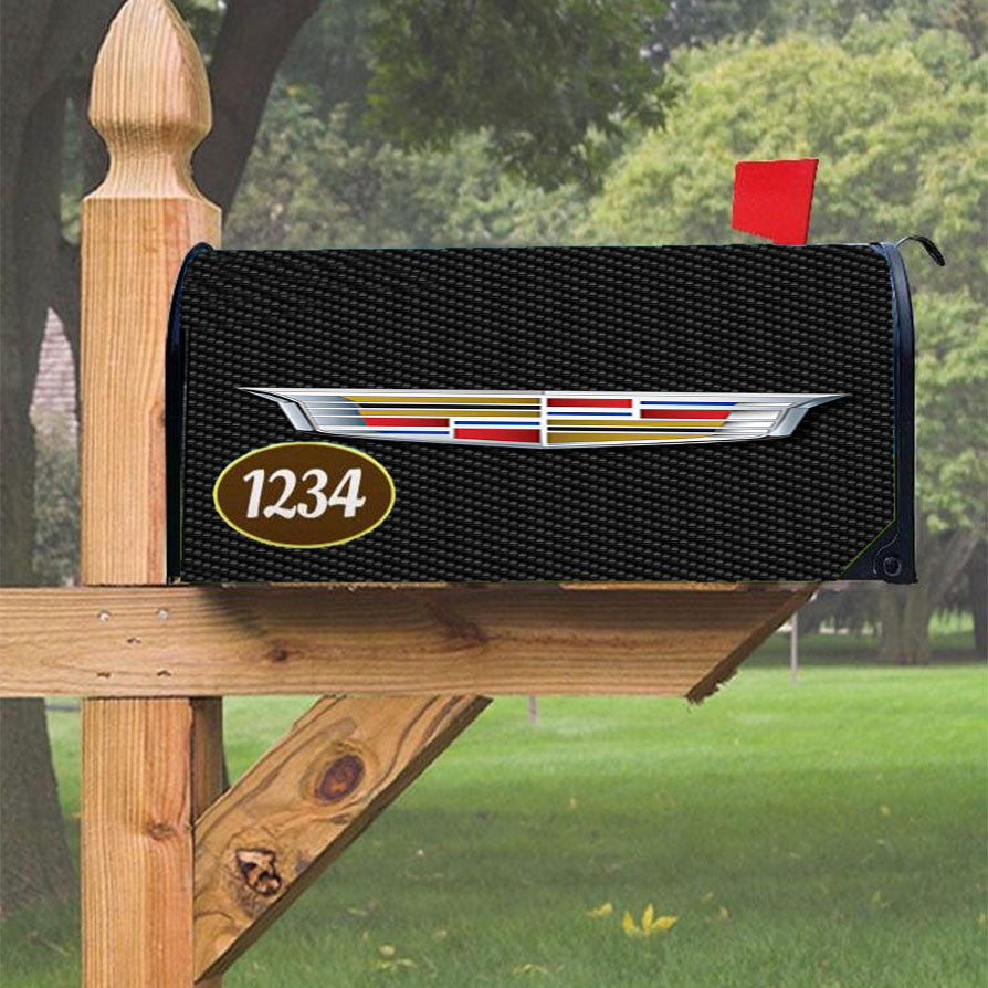 New Cadillac Logo Magnetic Mailbox Cover 18" X 21" Outdoor Decor
