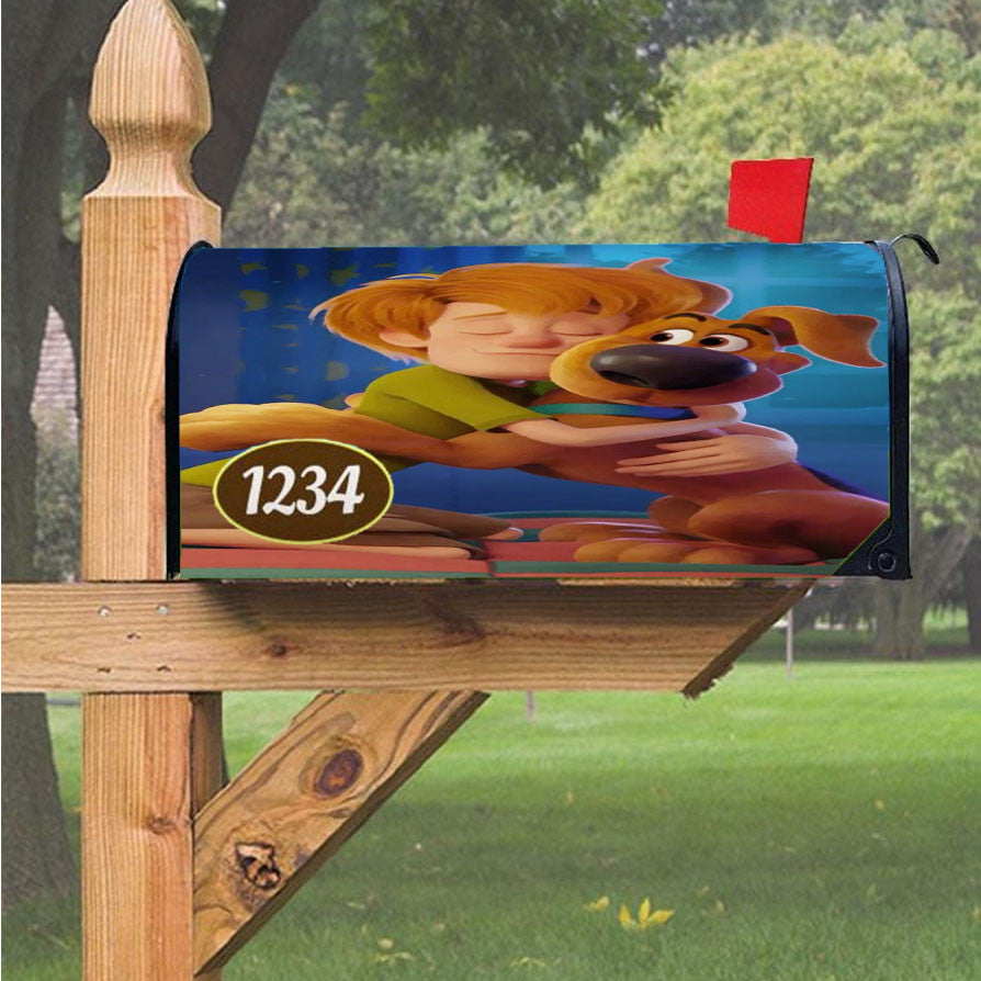 New Scooby Doo Animated Movie Magnetic Mailbox Cover 18" X 21" Outdoor Decor