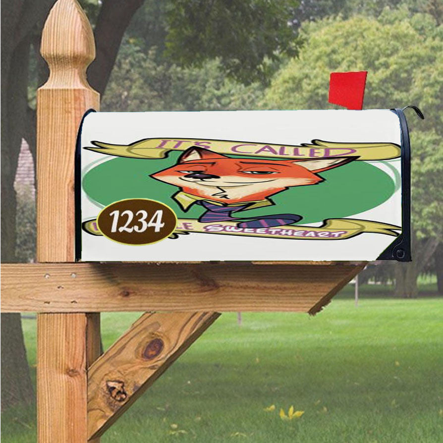 Nick Wilde Zootopia Animated Magnetic Mailbox Cover 18" X 21" Outdoor Decor