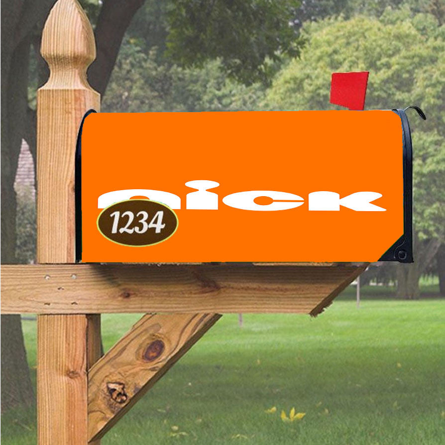 Nickelodeon Nick Magnetic Mailbox Cover 18" X 21" Outdoor Decor