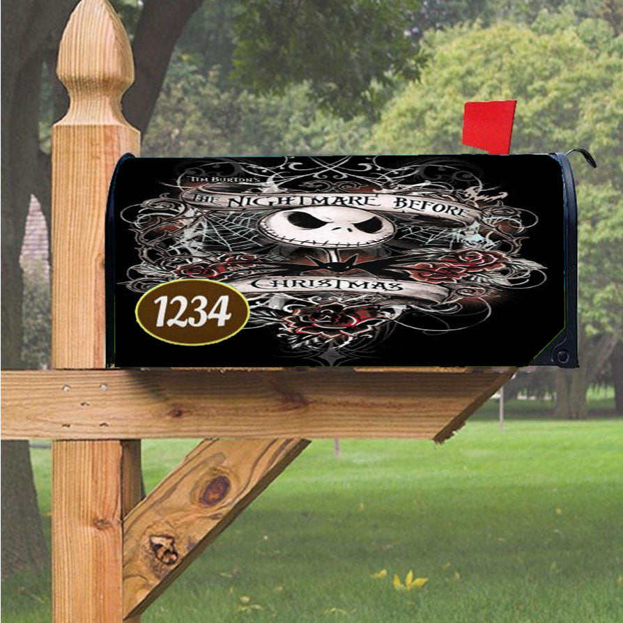 Nightmare Before Christmas 2 Magnetic Mailbox Cover 18" X 21" Outdoor Decor