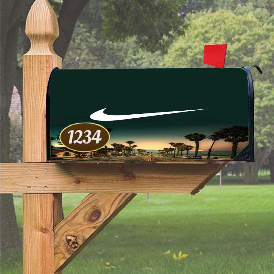 Nike Afternoon Sea Day Magnetic Mailbox Cover 18" X 21" Outdoor Decor