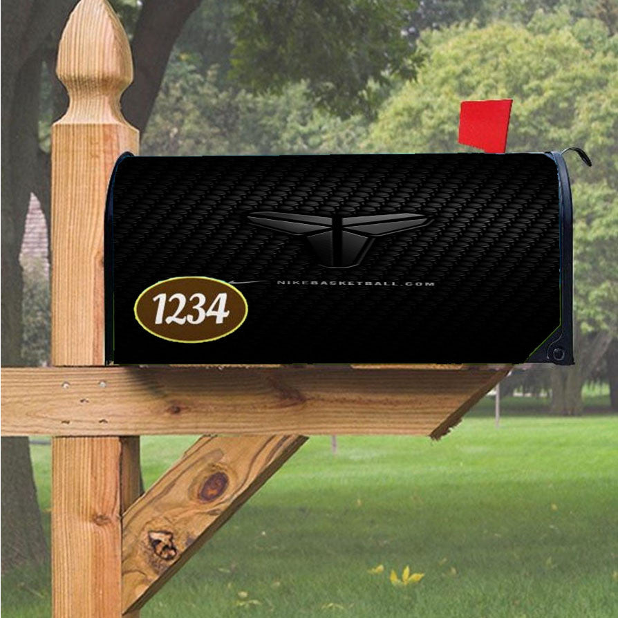 Nike Black Mamba Magnetic Mailbox Cover 18" X 21" Outdoor Decor