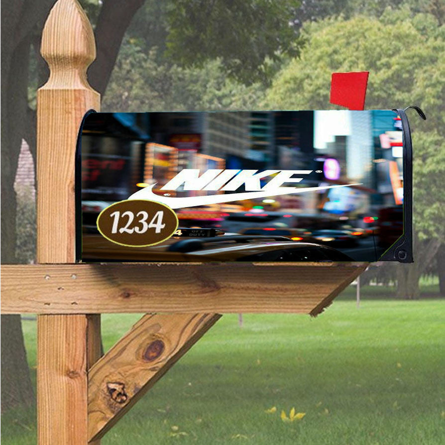 Nike City Afternoon Magnetic Mailbox Cover 18" X 21" Outdoor Decor