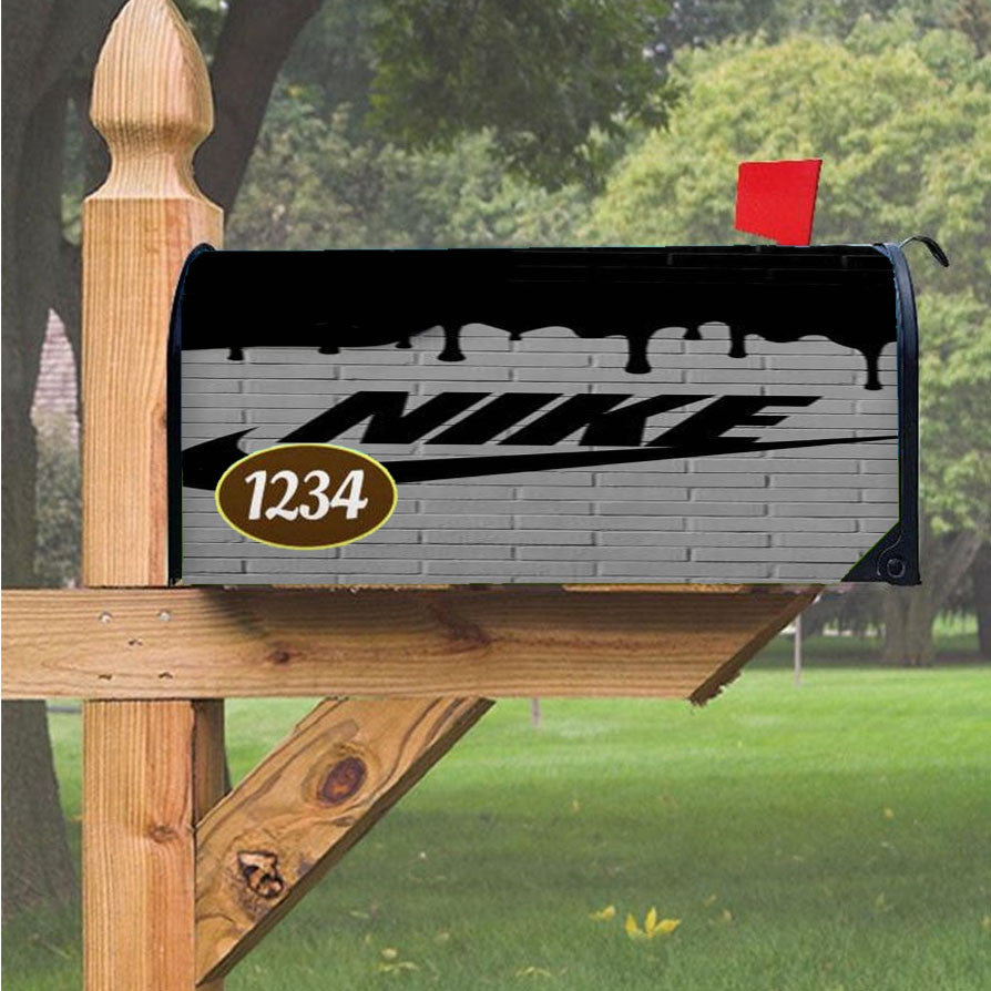 Nike In The Wall Magnetic Mailbox Cover 18" X 21" Outdoor Decor