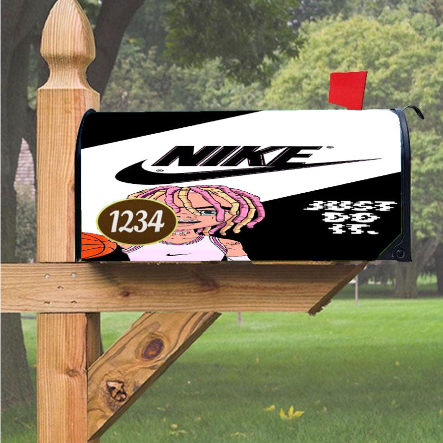 Nike Lil Pump Magnetic Mailbox Cover 18" X 21" Outdoor Decor