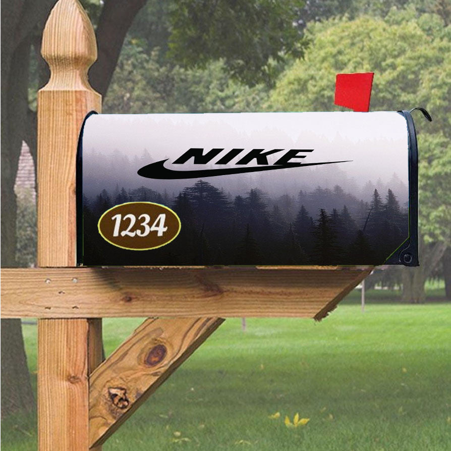 Nike Pine Forest Magnetic Mailbox Cover 18" X 21" Outdoor Decor