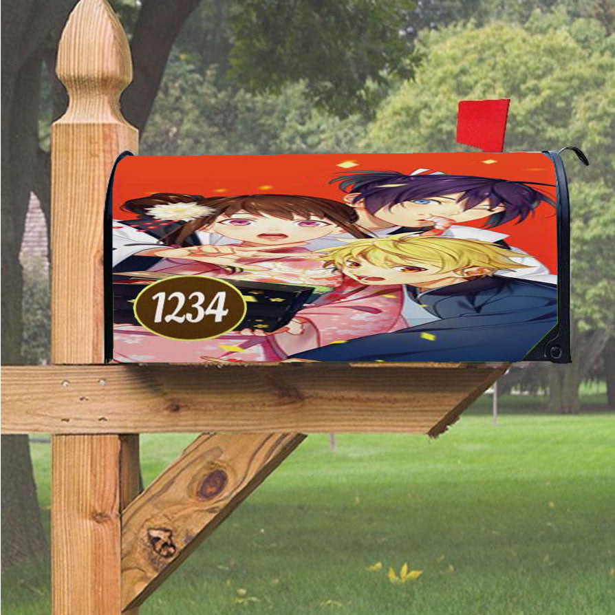 Noragami Fanart Magnetic Mailbox Cover 18" X 21" Outdoor Decor
