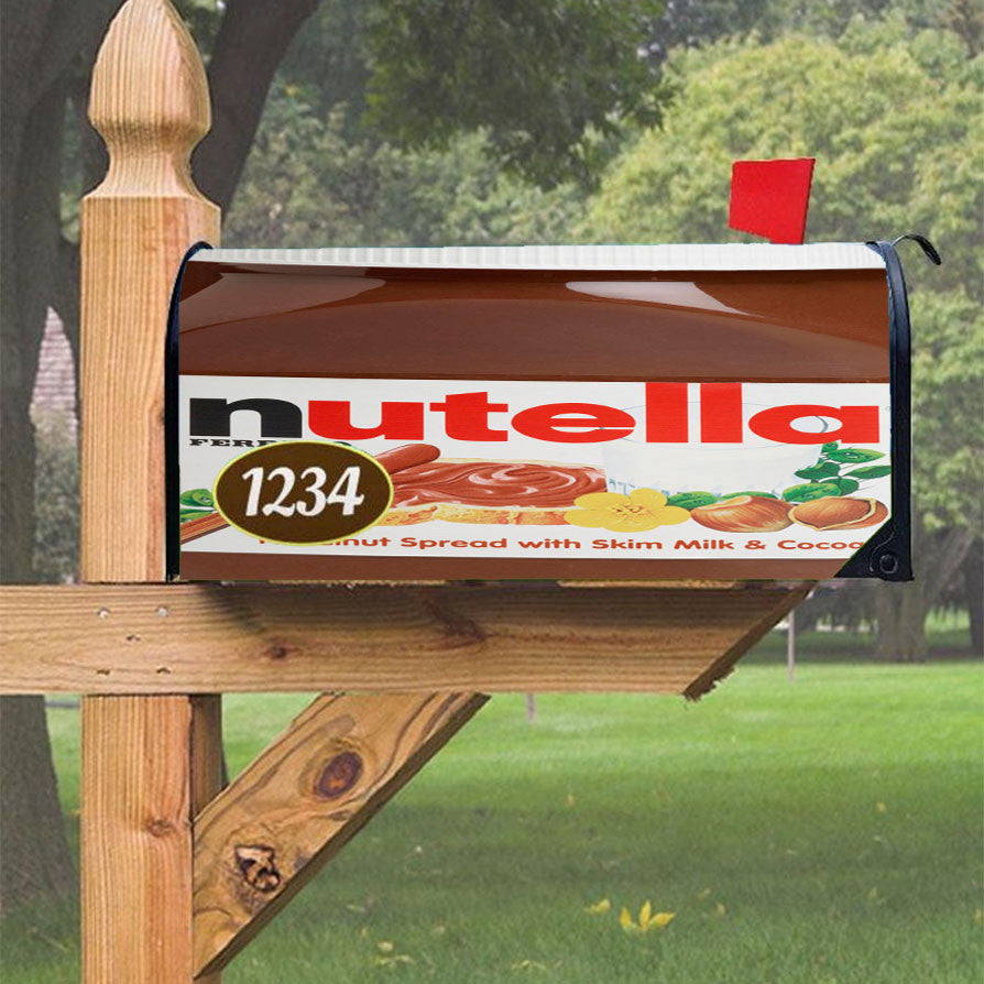 Nutella Magnetic Mailbox Cover 18" X 21" Outdoor Decor