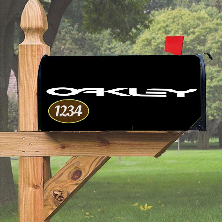 Oakley Text Magnetic Mailbox Cover 18" X 21" Outdoor Decor
