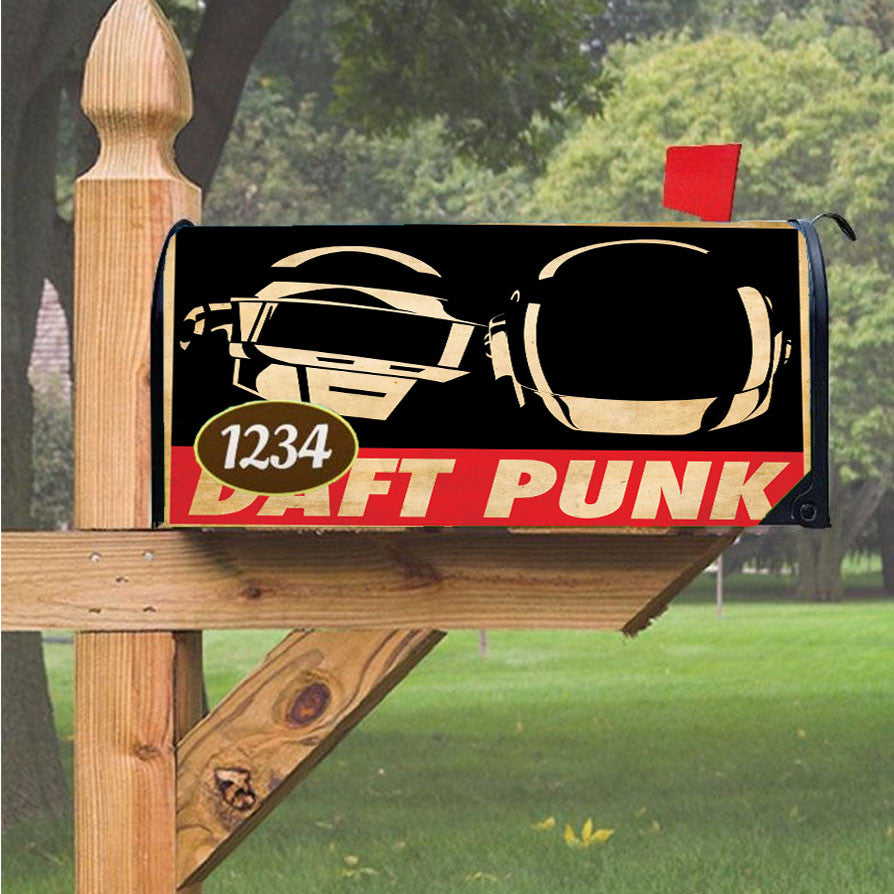 Obey Daft Punk Magnetic Mailbox Cover 18" X 21" Outdoor Decor