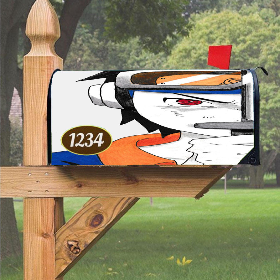 Obito Uchiha Magnetic Mailbox Cover 18" X 21" Outdoor Decor