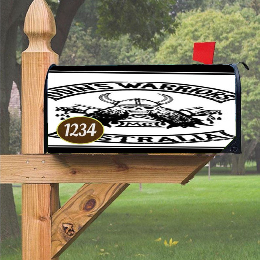 Odins Warriors Australia Magnetic Mailbox Cover 18" X 21" Outdoor Decor