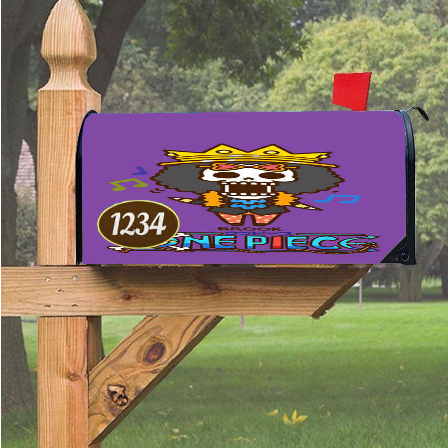 One Piece Brook Magnetic Mailbox Cover 18" X 21" Outdoor Decor