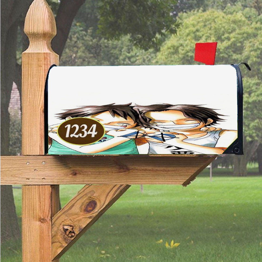 One Piece D. Brother Magnetic Mailbox Cover 18" X 21" Outdoor Decor