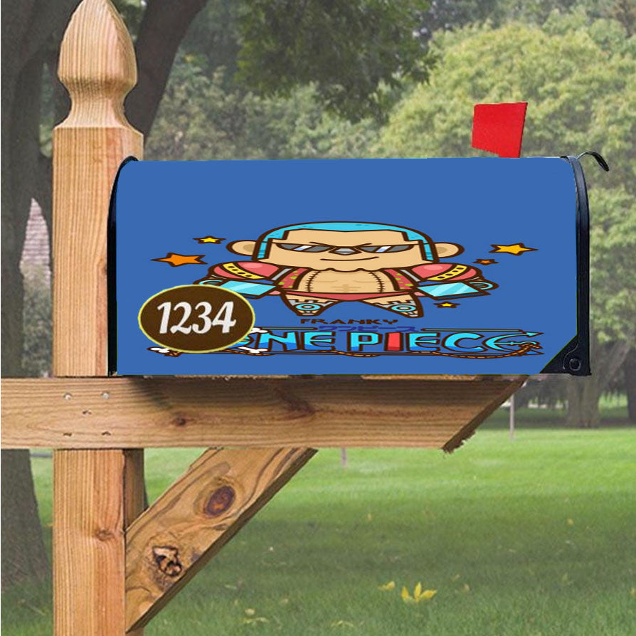 One Piece Franky Magnetic Mailbox Cover 18" X 21" Outdoor Decor