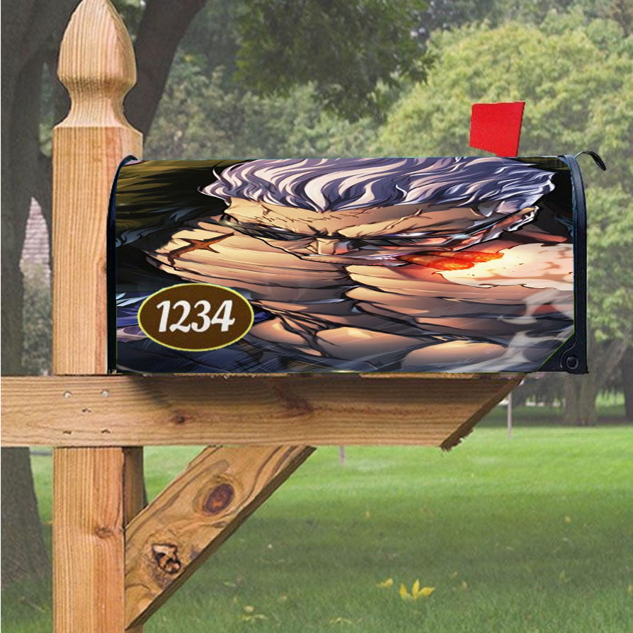 One Piece Smoker Magnetic Mailbox Cover 18" X 21" Outdoor Decor