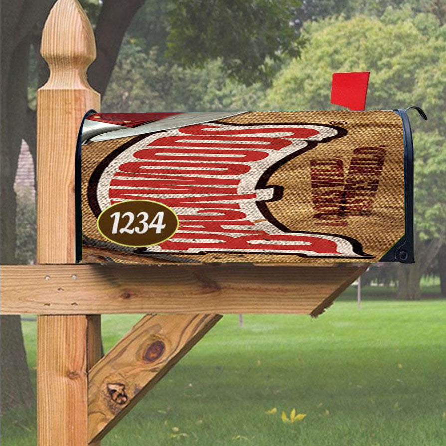 Only Backwoods Cigar Magnetic Mailbox Cover 18" X 21" Outdoor Decor