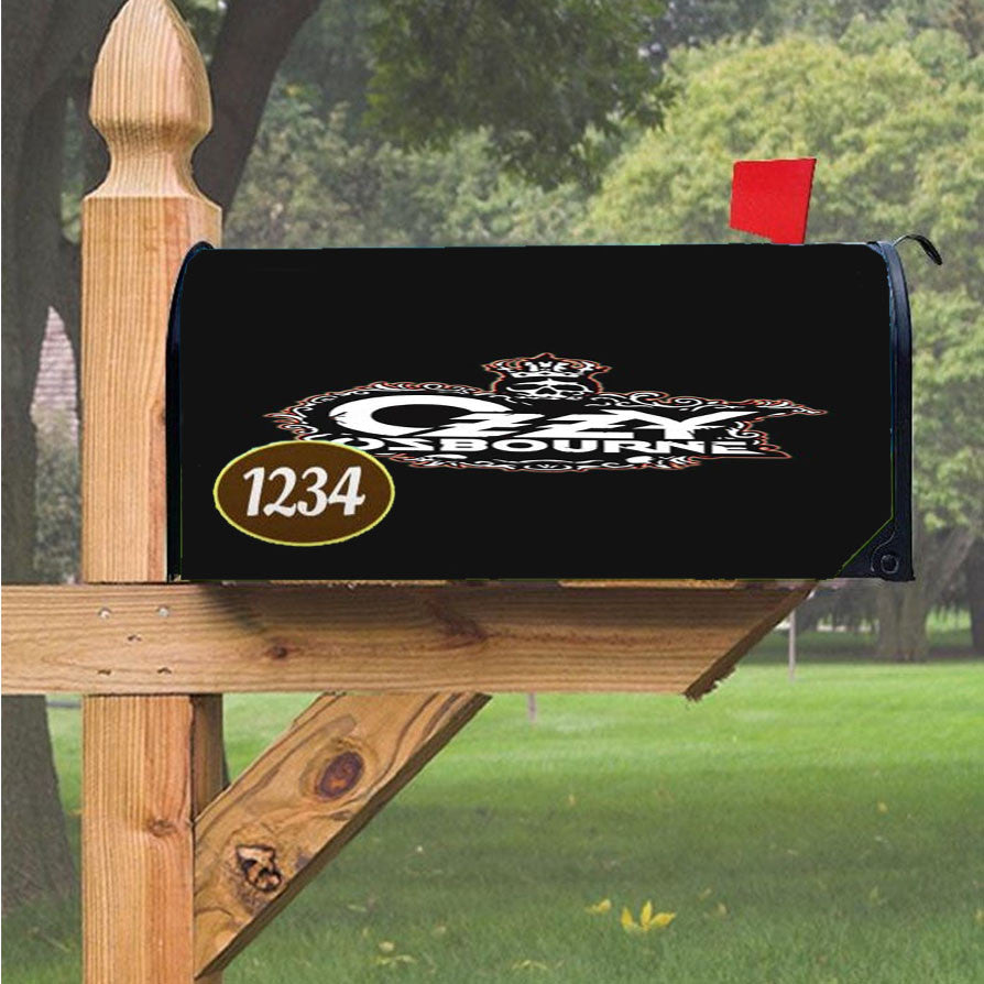 Ozzy Osbourne Crown Magnetic Mailbox Cover 18" X 21" Outdoor Decor