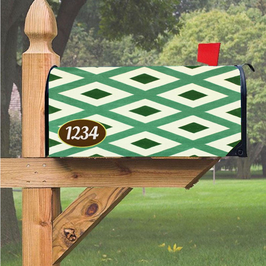 Pattern Bali Magnetic Mailbox Cover 18" X 21" Outdoor Decor