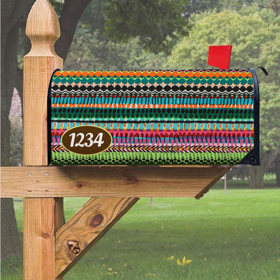 Pattern Colour Skin Know Magnetic Mailbox Cover 18" X 21" Outdoor Decor
