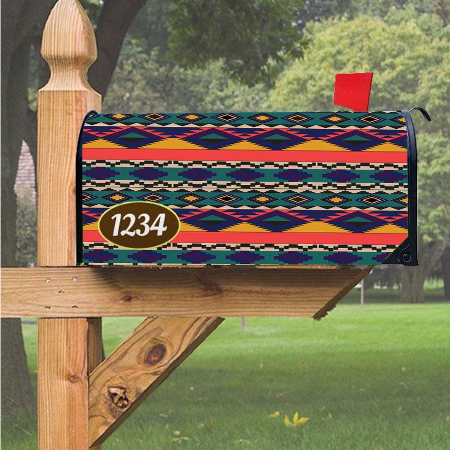 Pattern Slow N Fast Magnetic Mailbox Cover 18" X 21" Outdoor Decor