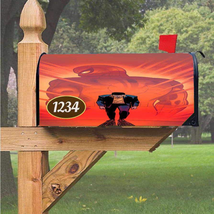 Spiderman Marvel Comic Magnetic Mailbox Cover 18" X 21" Outdoor Decor