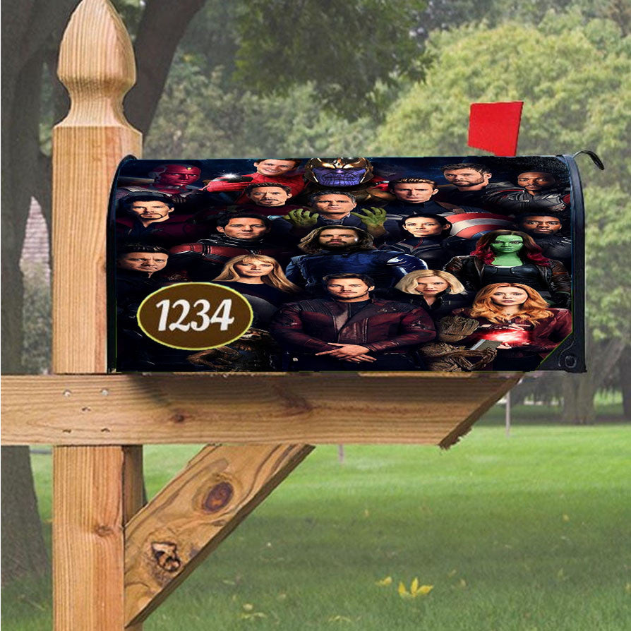 Wu Tang Clan Rap Hip Hop Music Collages Magnetic Mailbox Cover 18" X 21" Outdoor Decor