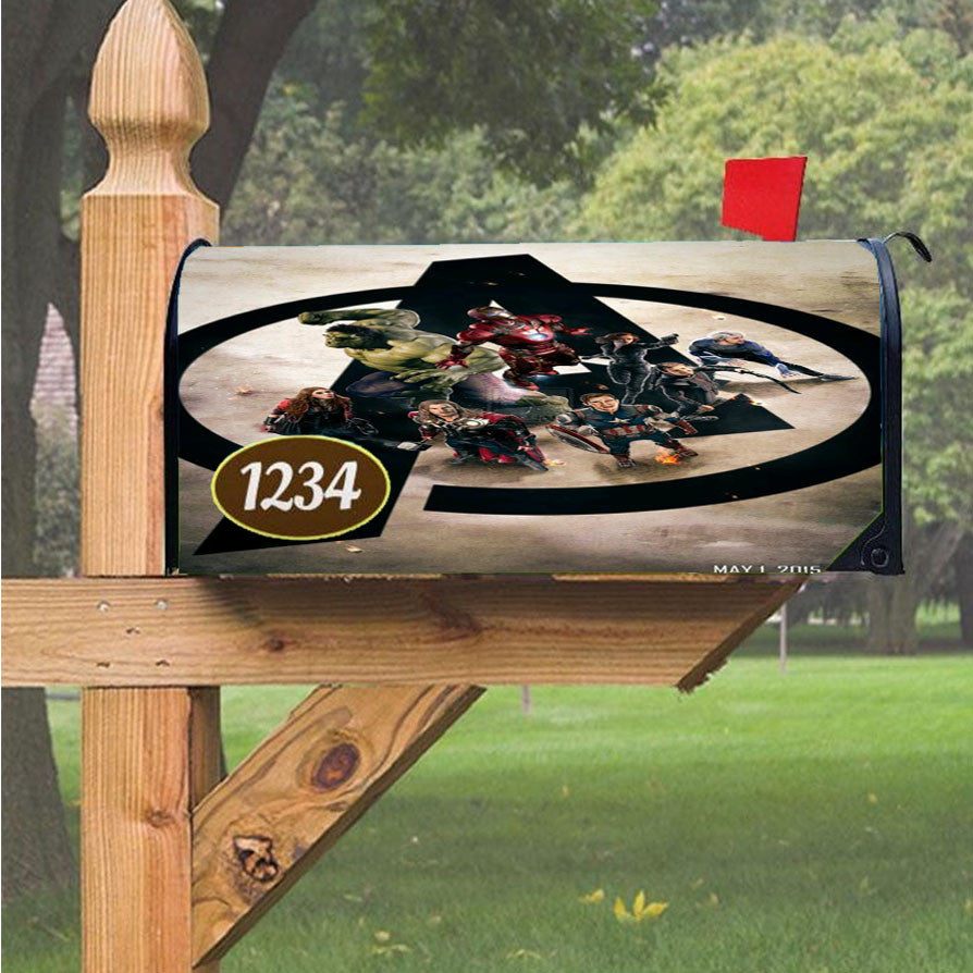 Wu Tang Clan Rap Hip Hop Music Collages Magnetic Mailbox Cover 18" X 21" Outdoor Decor