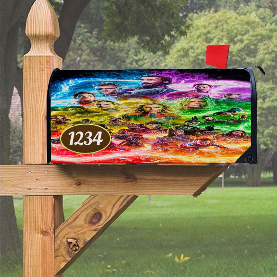 Wu Tang Clan Rap Hip Hop Music Collages Magnetic Mailbox Cover 18" X 21" Outdoor Decor