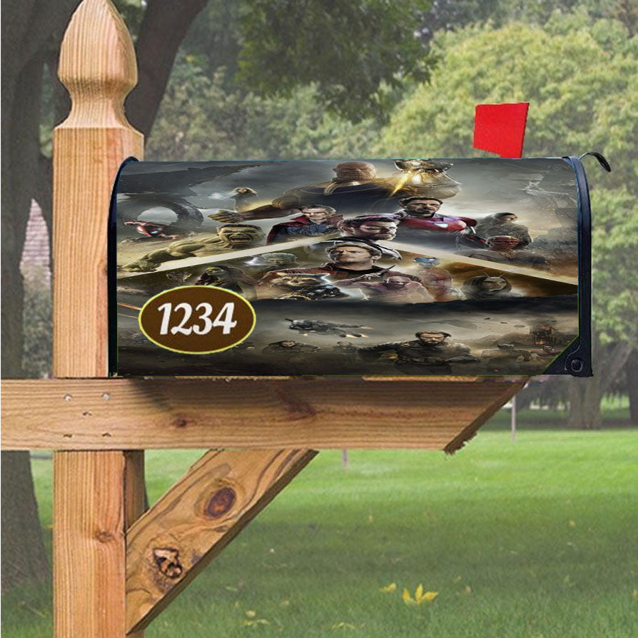 Wu Tang Clan Rap Hip Hop Music Collages Magnetic Mailbox Cover 18" X 21" Outdoor Decor