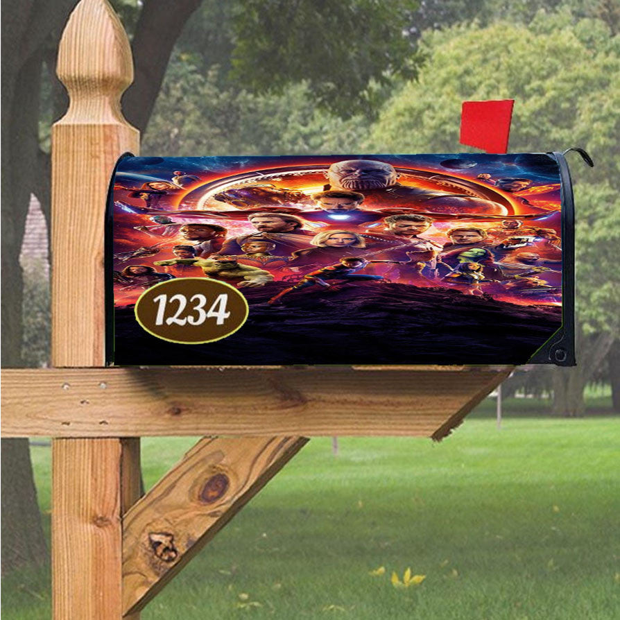 Wu Tang Clan Rap Hip Hop Music Collages Magnetic Mailbox Cover 18" X 21" Outdoor Decor