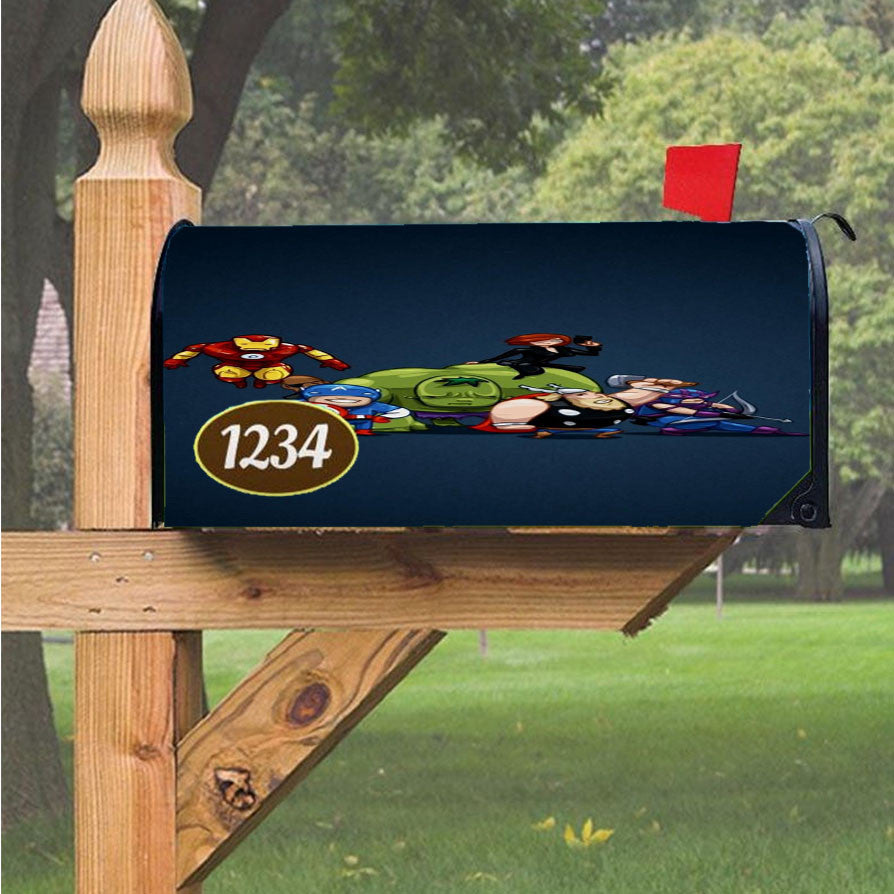 Wu Tang Clan Rap Hip Hop Music Collages Magnetic Mailbox Cover 18" X 21" Outdoor Decor