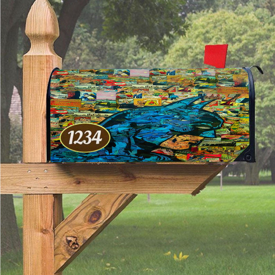 Wu Tang Clan Rap Hip Hop Music Collages Magnetic Mailbox Cover 18" X 21" Outdoor Decor